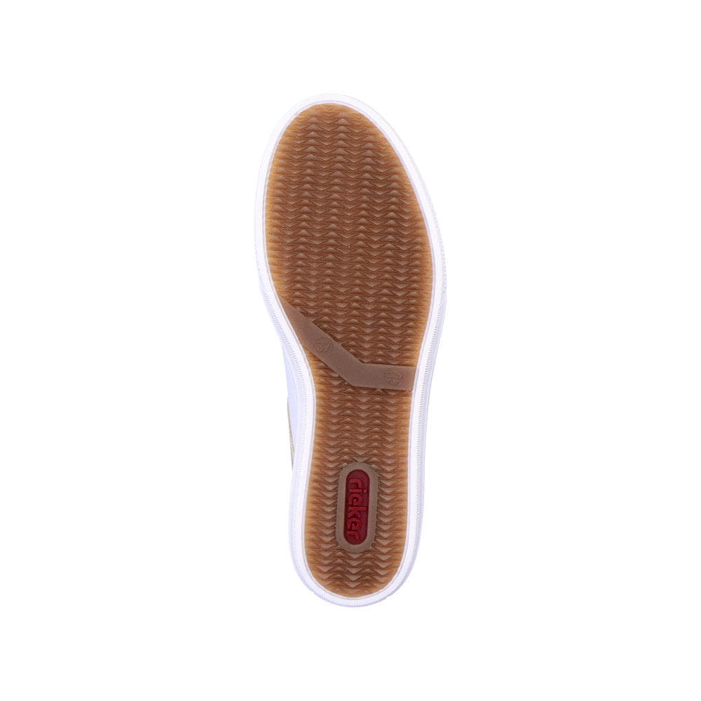 Rieker Women's Style L59A1 Athletic Lace-Up With Zip - White Combination VwVKGWRo