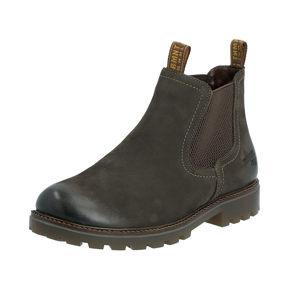 Remonte Suede Leather Women's Mid Height D8472-45 Mid-Height Boots - Grey
