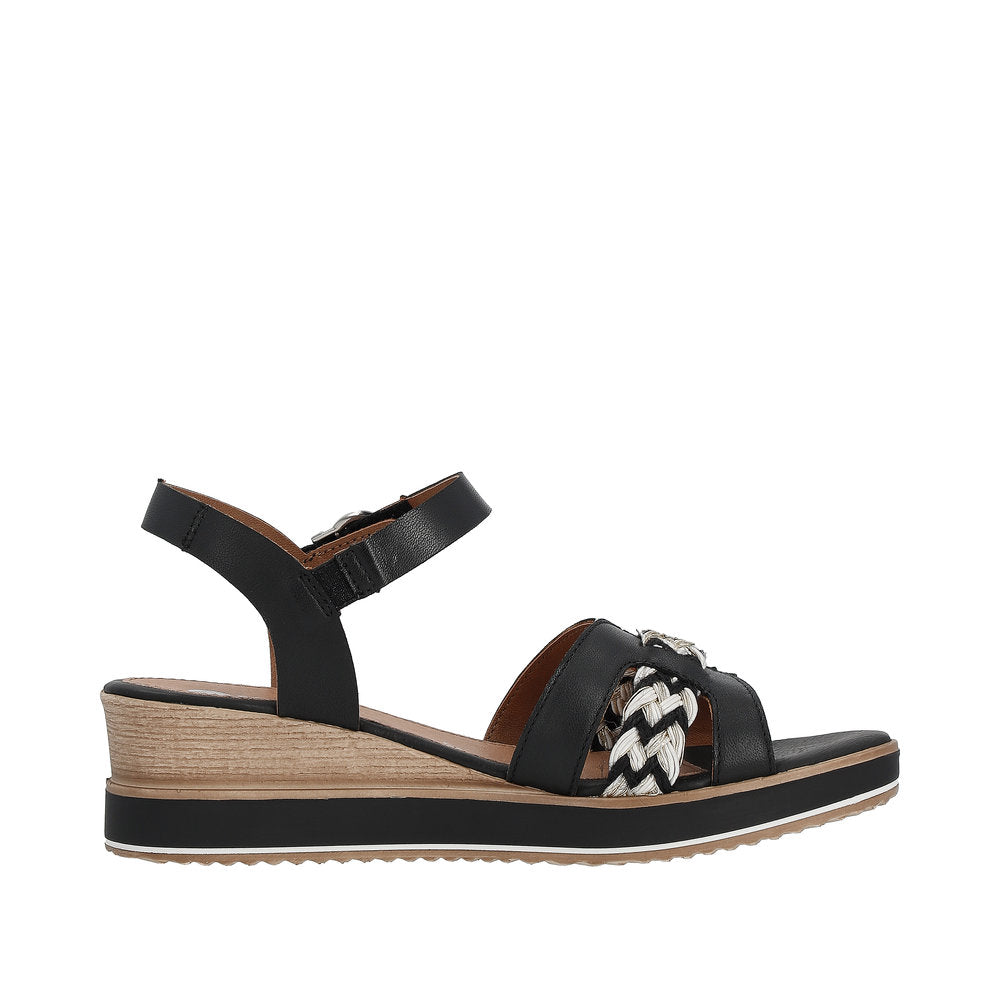 Remonte Women's Style D6461 Dress Sandal - Black Combination NmDOgeKf