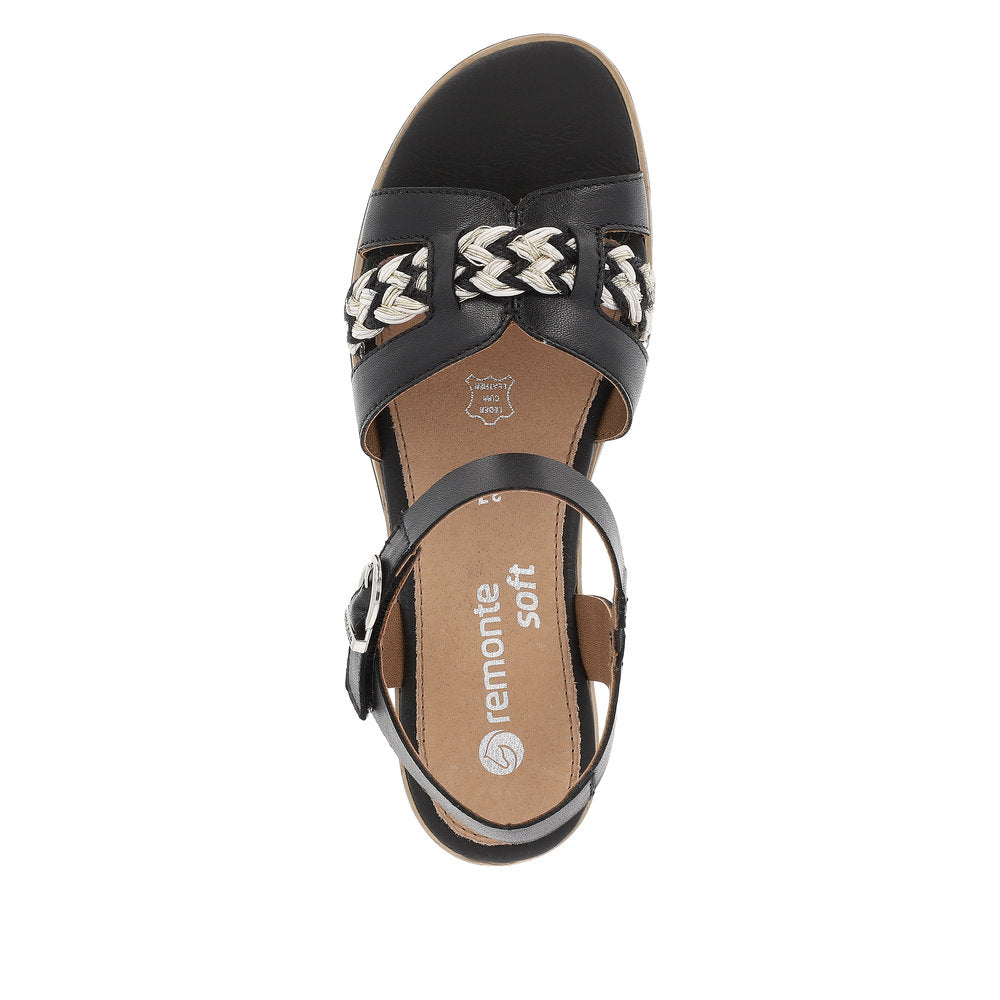 Remonte Women's Style D6461 Dress Sandal - Black Combination NmDOgeKf