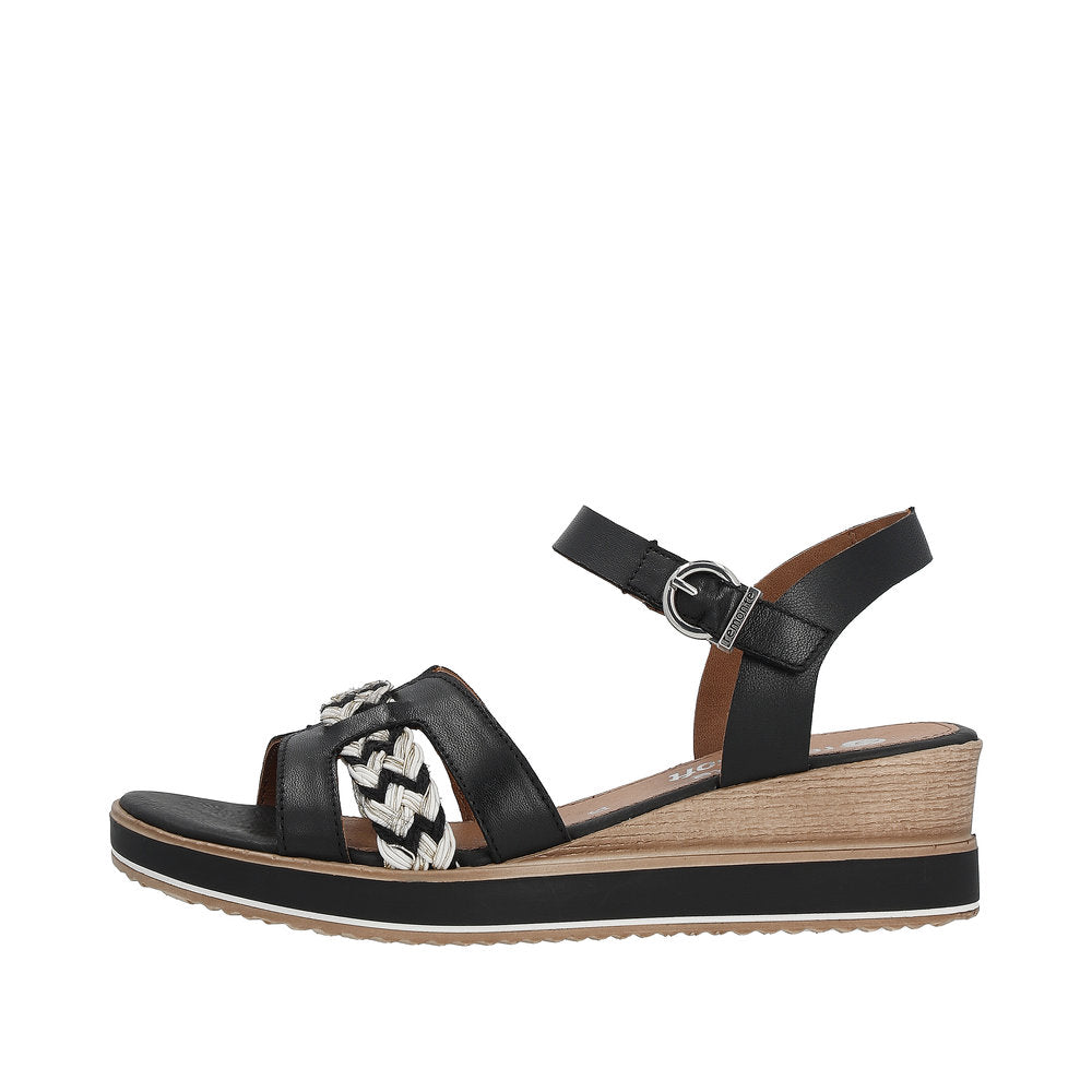 Remonte Women's Style D6461 Dress Sandal - Black Combination NmDOgeKf