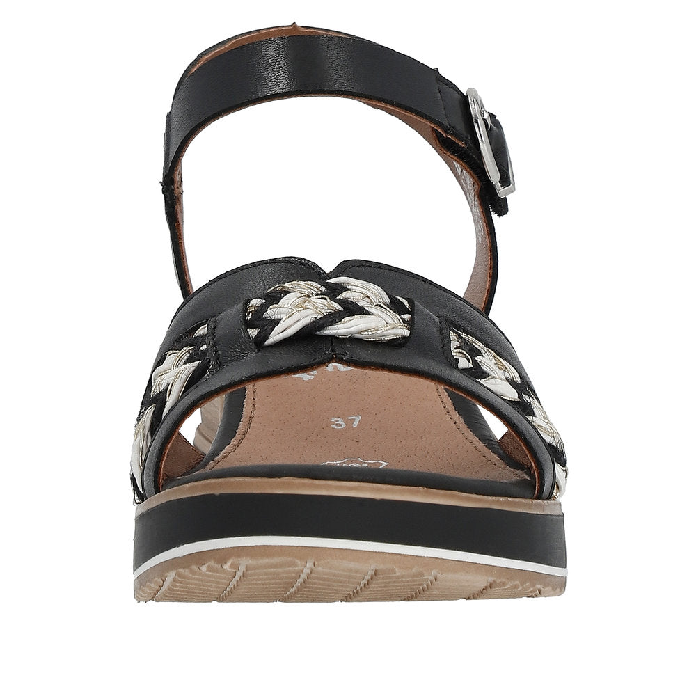 Remonte Women's Style D6461 Dress Sandal - Black Combination NmDOgeKf