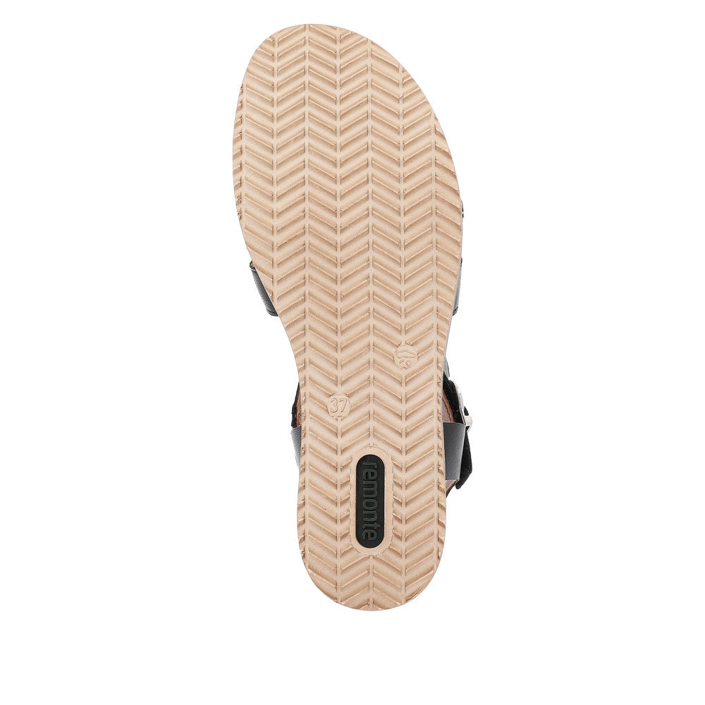 Remonte Women's Style D6461 Dress Sandal - Black Combination NmDOgeKf