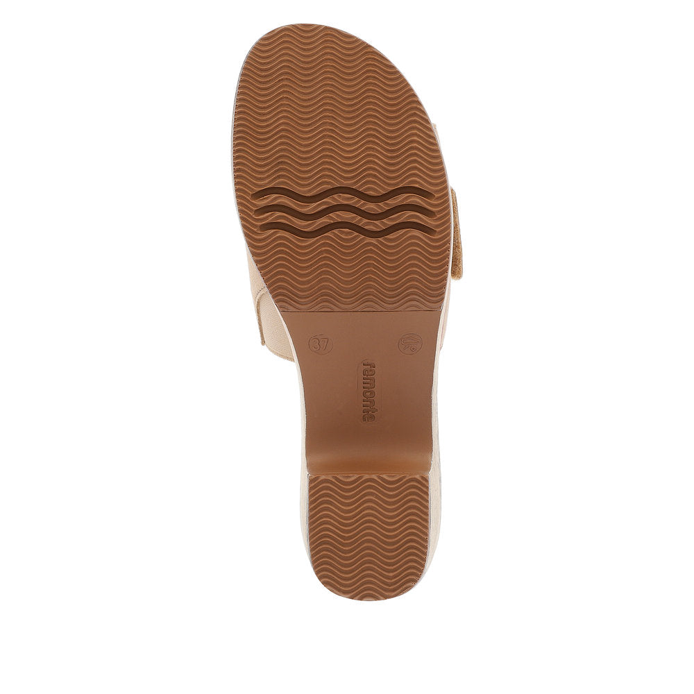 Remonte Women's Style D0N56 Dress Mule - Beige Iu4Z9oMZ