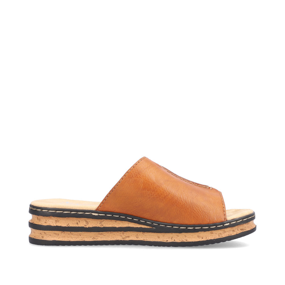 Rieker Women's Style 629M9 Casual Mule - Brown nmAAyMfY