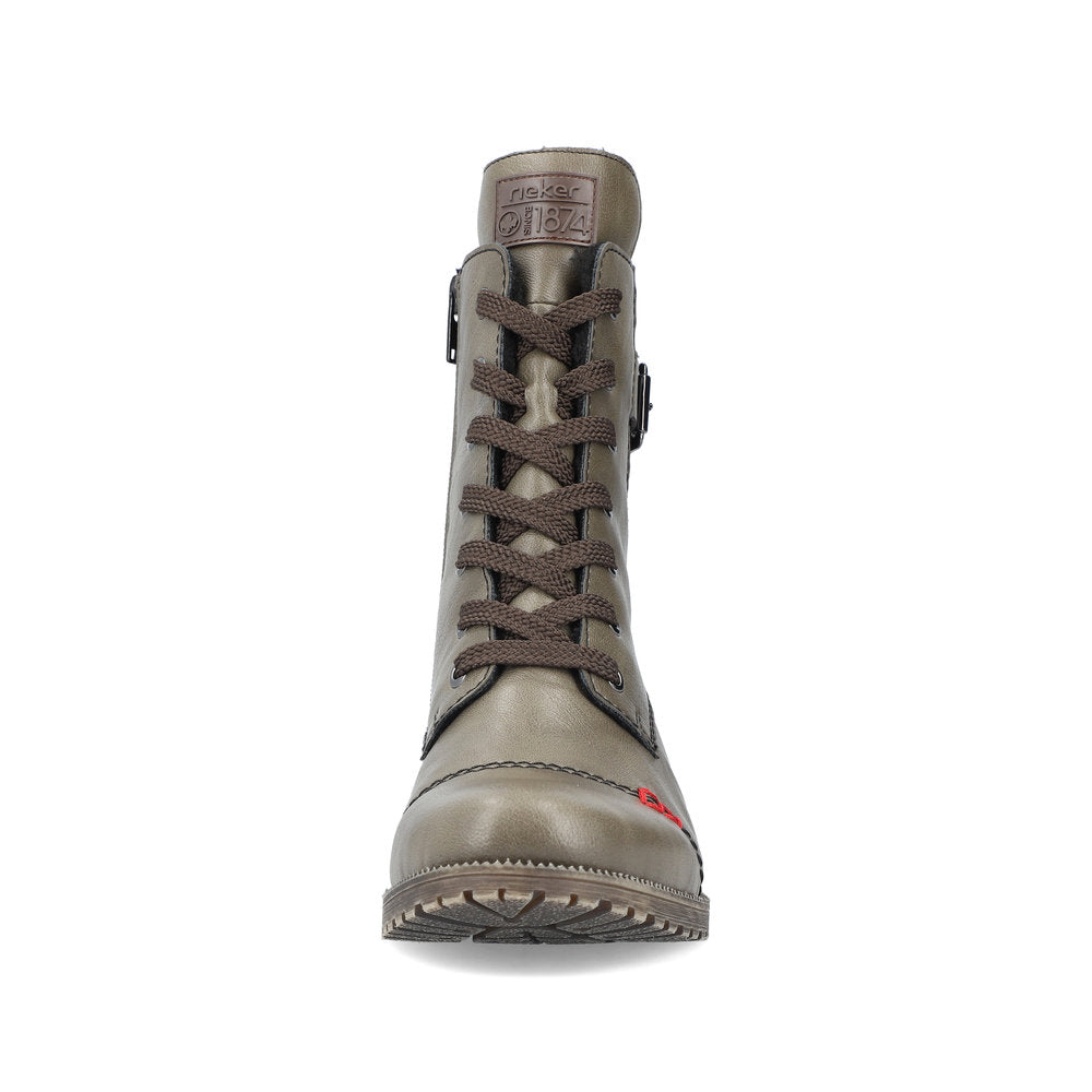 Rieker Synthetic Material Women's Mid Height 70345 Mid-Height Boots - Green 08WtWvqg