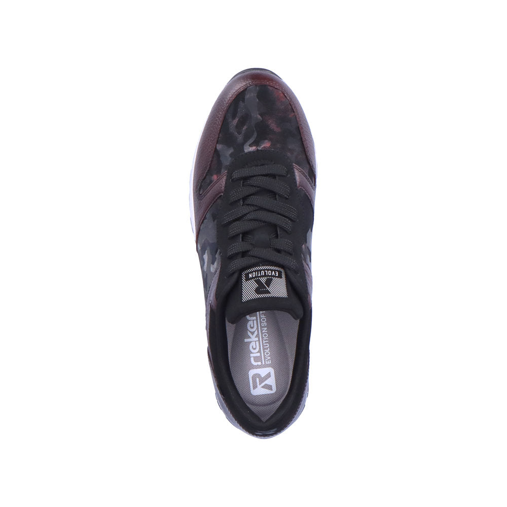 Rieker Evolution Leather Women's 40804 - Red Combination XmSCNV1q