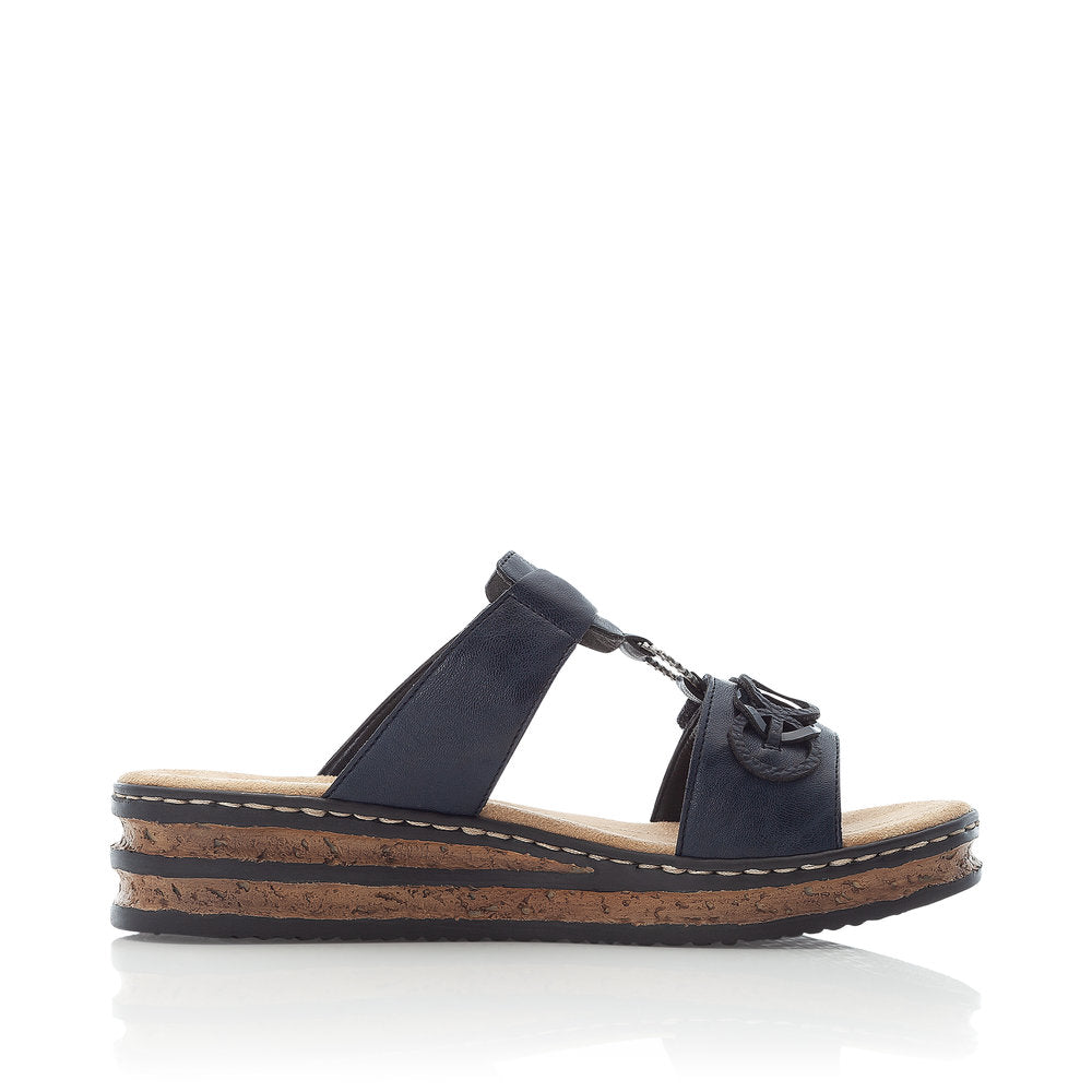 Rieker Women's Style 62936 Casual Mule - Blue C90a4iUh