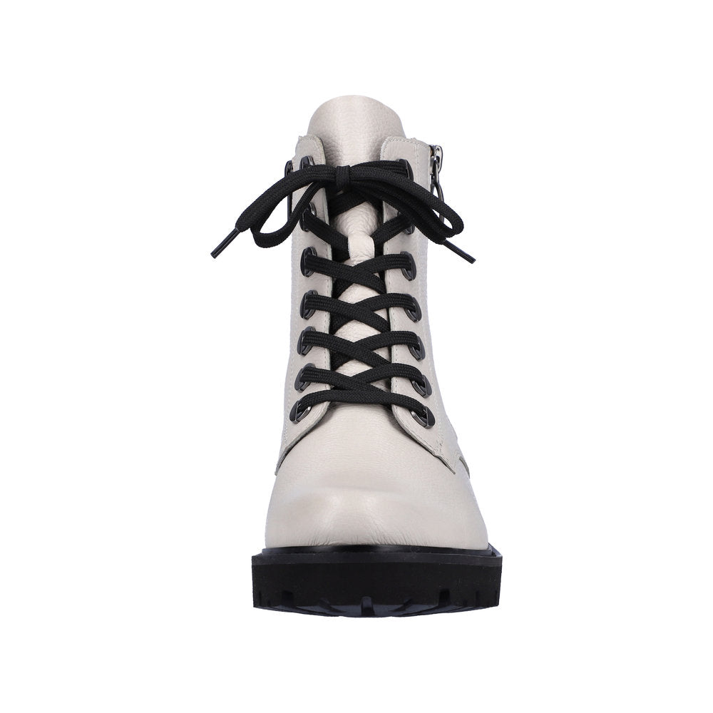 Remonte Leather Women's Mid Height D8671 Mid-Height Boots - White Zfsxid9z