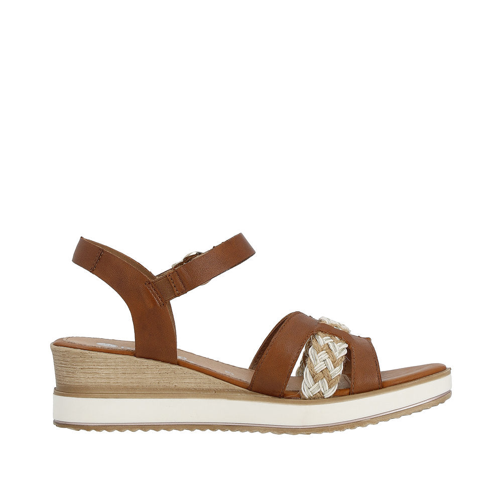 Remonte Women's Style D6461 Dress Sandal - Brown Combination fbWb01bX