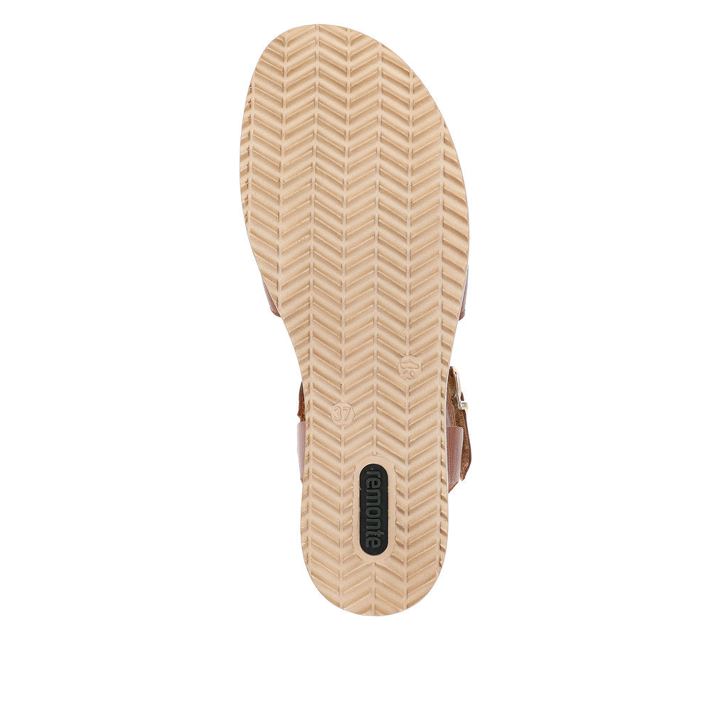 Remonte Women's Style D6461 Dress Sandal - Brown Combination fbWb01bX