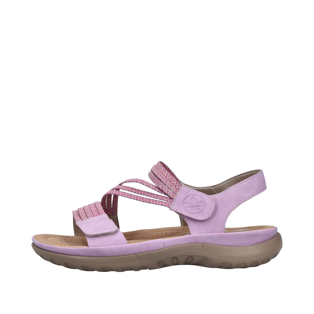 Rieker Women's Style 64870 Athletic Sandal - Pink PE6AKYu7