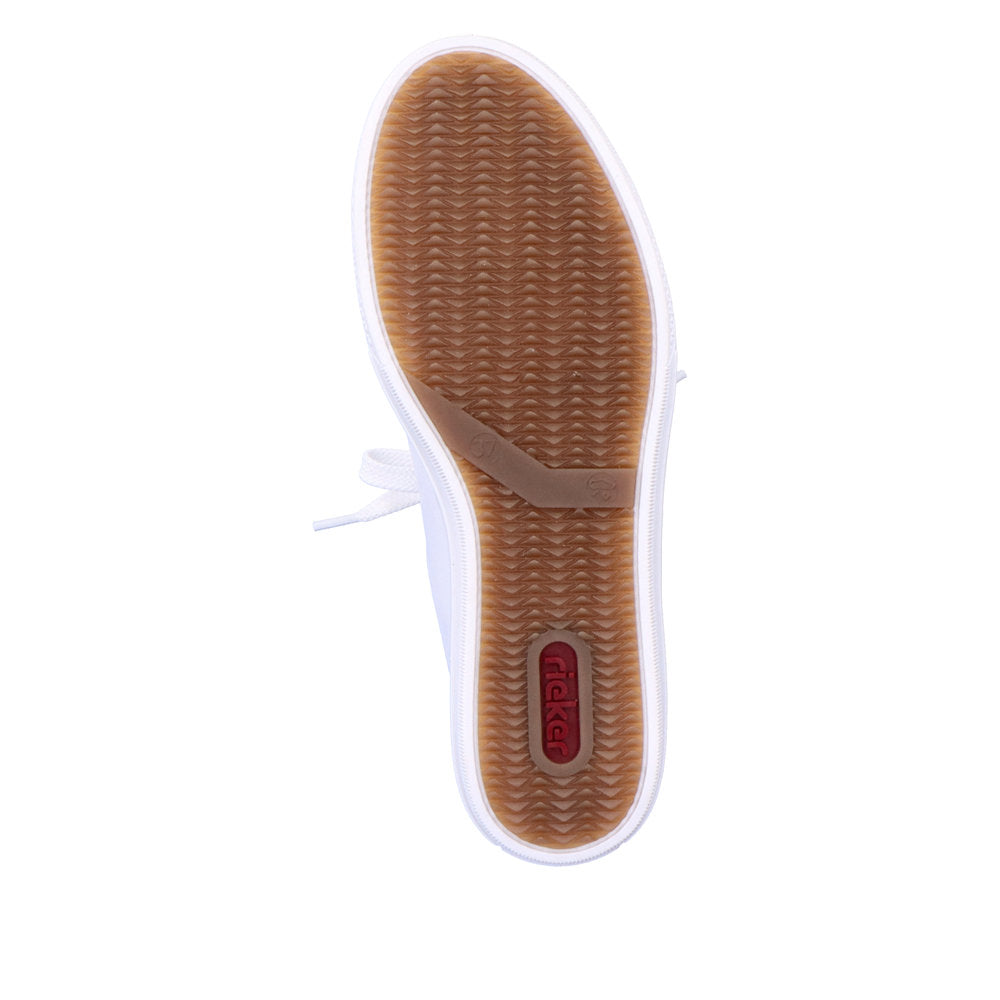 Rieker Women's Style L59L1 Athletic Lace-Up With Zip - White xk9IKhzG