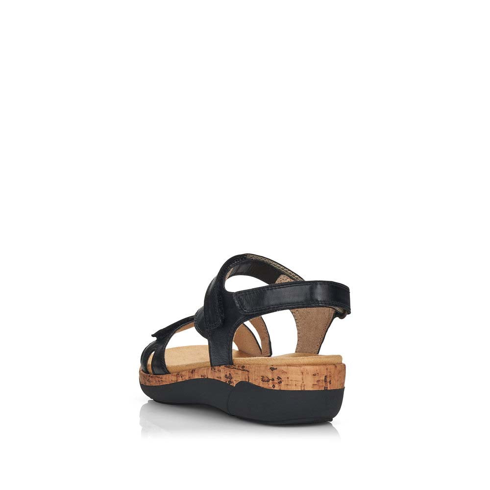 Remonte Women's Style R6850 Casual Sandal - Black B2mGU7zD