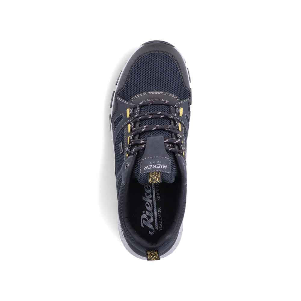 Rieker Men's Style B6720 Athletic Lace-Up - Blue Combination MuLfxTwR