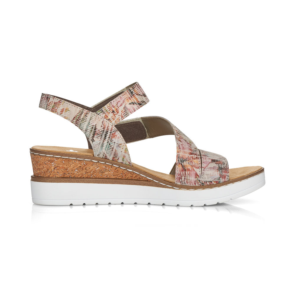 Rieker Women's Style V3887 Dress Sandal - Multi ufvqSKaM