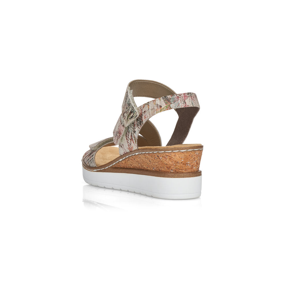 Rieker Women's Style V3887 Dress Sandal - Multi ufvqSKaM