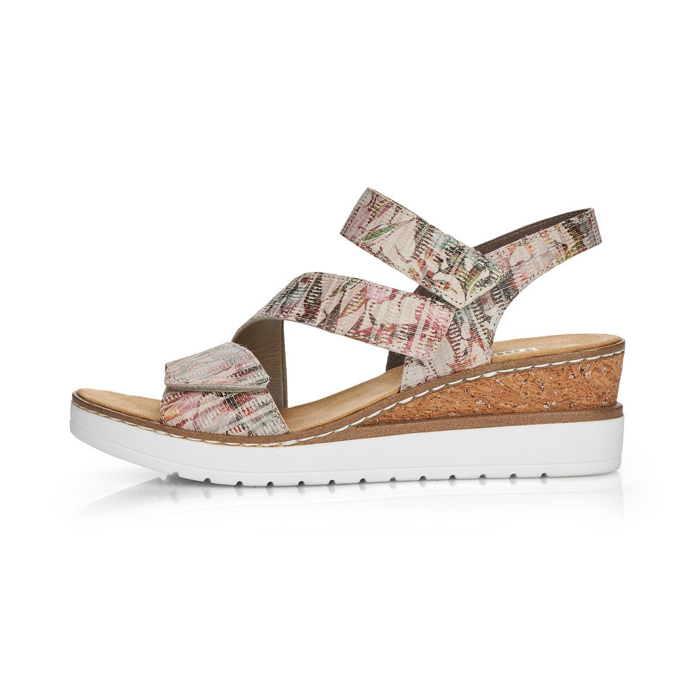 Rieker Women's Style V3887 Dress Sandal - Multi ufvqSKaM