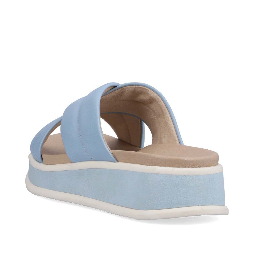 Rieker Evolution Women's Style W0802 Casual Mule - Blue 6os271Wo