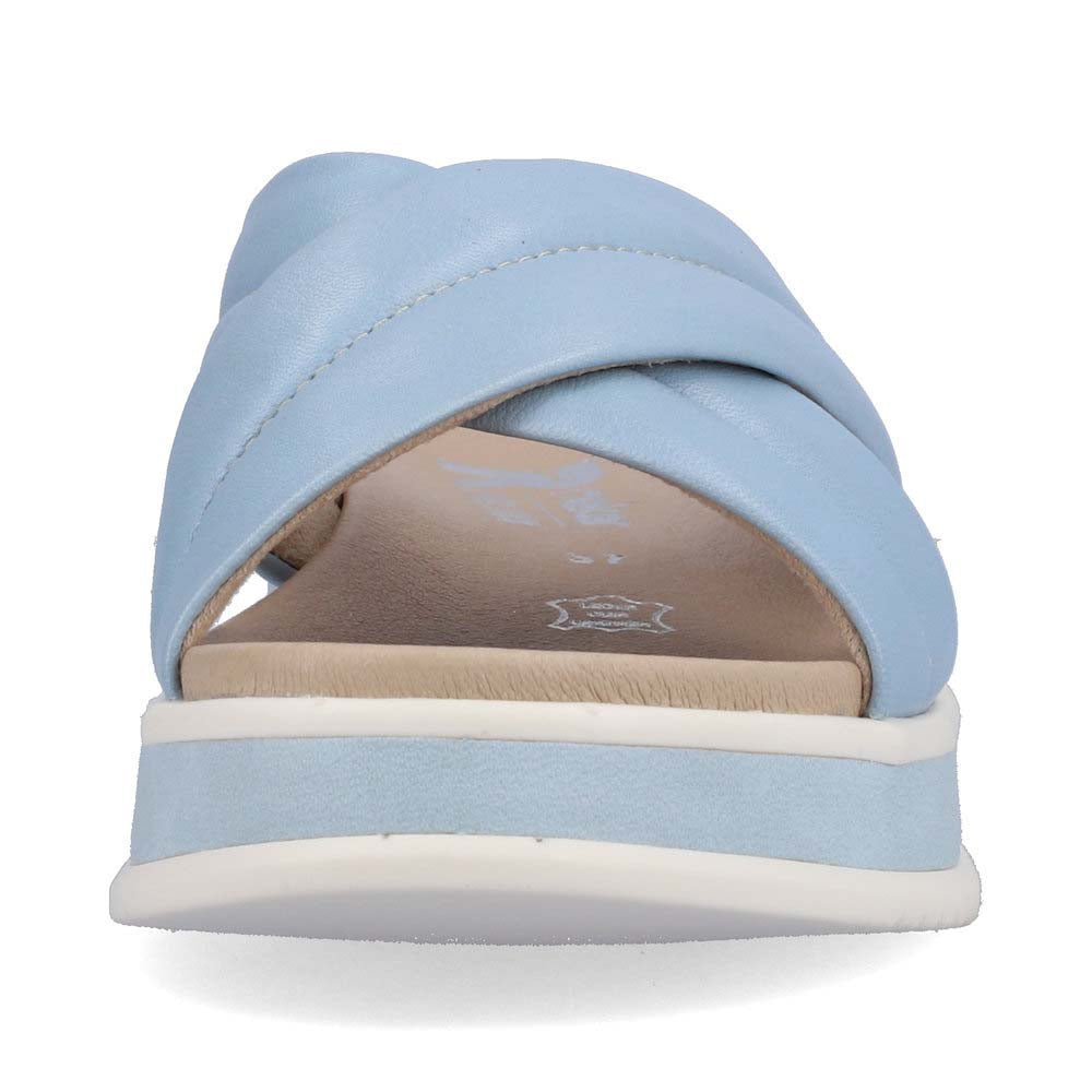 Rieker Evolution Women's Style W0802 Casual Mule - Blue 6os271Wo