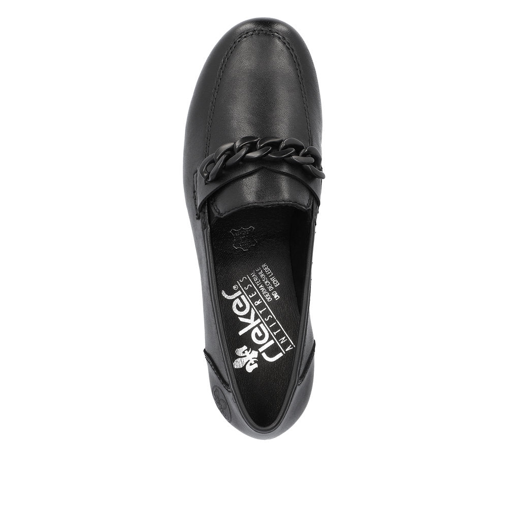Rieker Women's Style 41660 Dress Slip-On - Black 4b9SIzsc