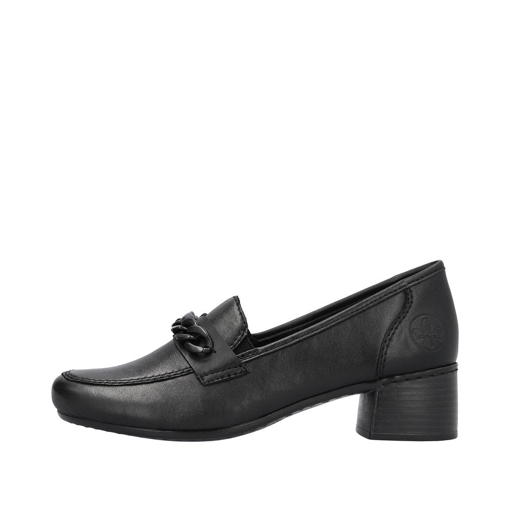 Rieker Women's Style 41660 Dress Slip-On - Black 4b9SIzsc