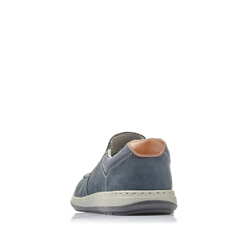 Rieker Men's Style 17360 Casual Slip-On - Blue Rqsz1gd3