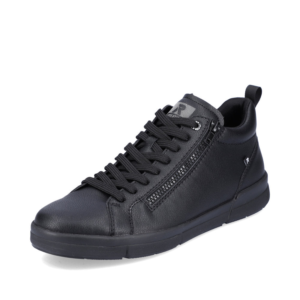 Rieker Evolution Leather Men's 07160 Ankle Boots - Black