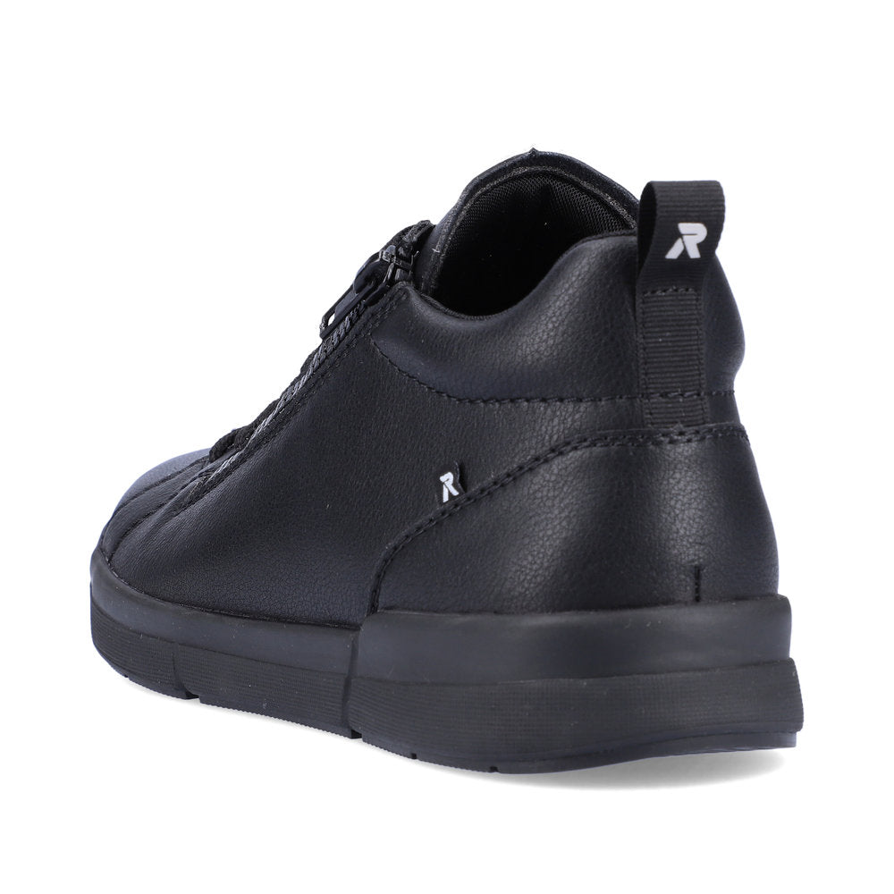 Rieker Evolution Leather Men's 07160 Ankle Boots - Black W2C0B46s