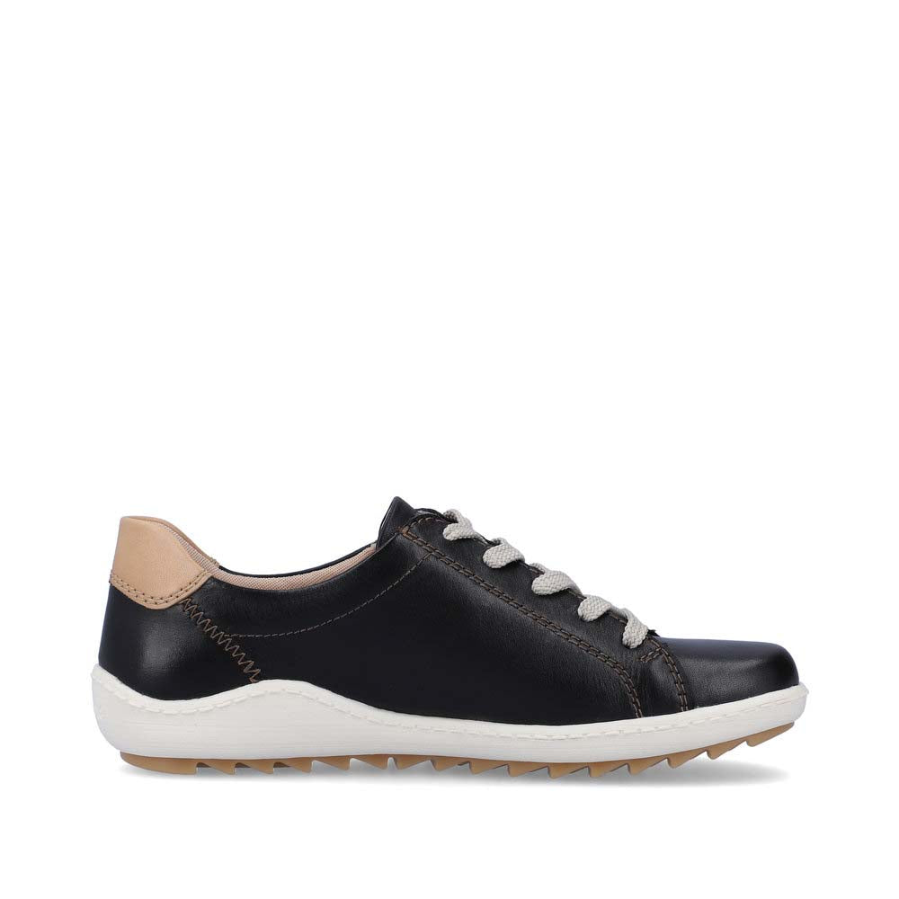 Remonte Women's Style R1432 Casual Lace-Up With Zip - Green Combination PmgAroqX