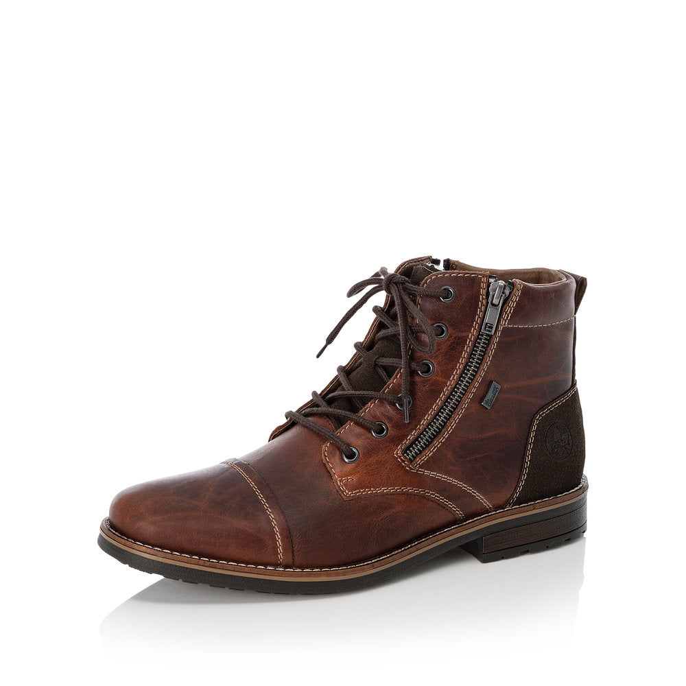 Rieker Men's 33200 Water Repellent Casual Boots - Brown