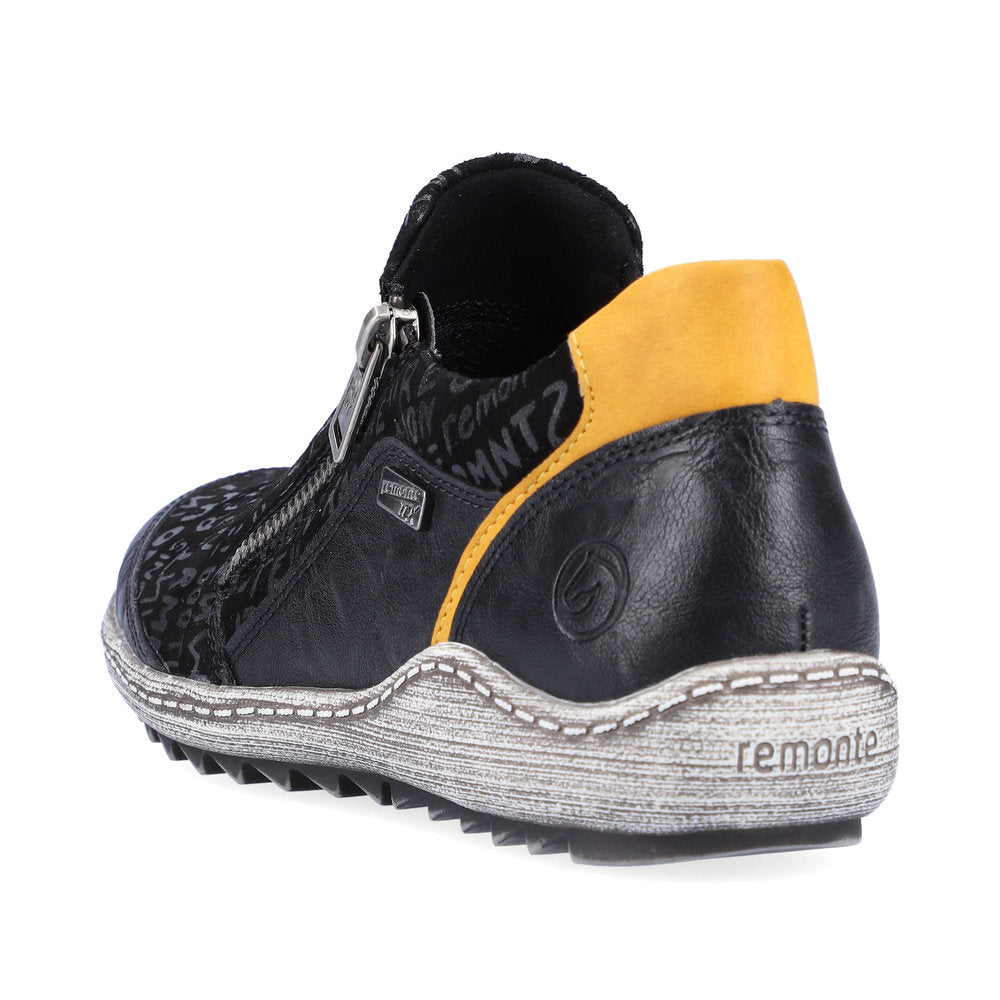 Remonte Women's Style R1428 Casual Zipper - Black Combination BYqIUAIV