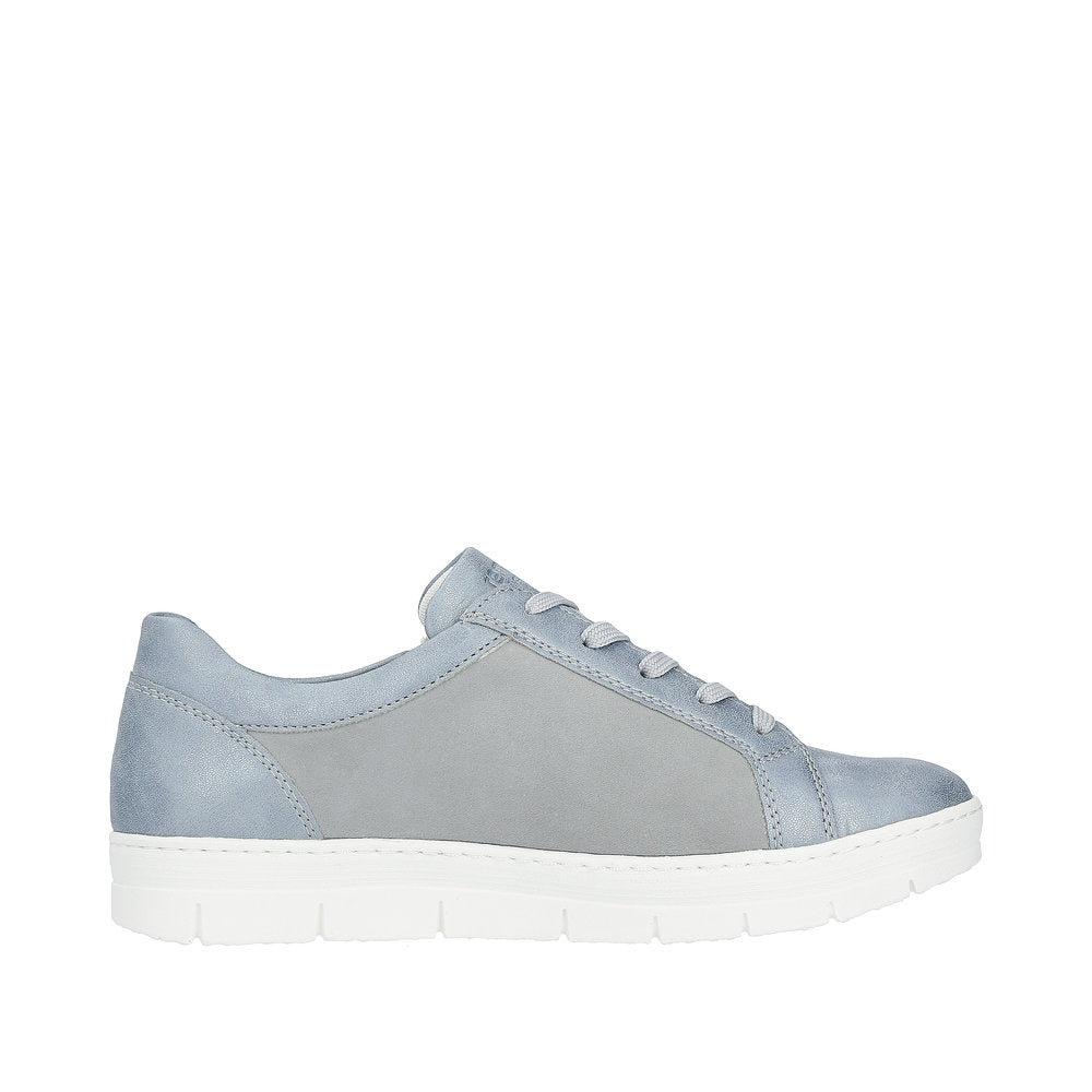 Remonte Women's Style D5830 Casual Lace-Up With Zip - Blue Combination zPxAH3nf