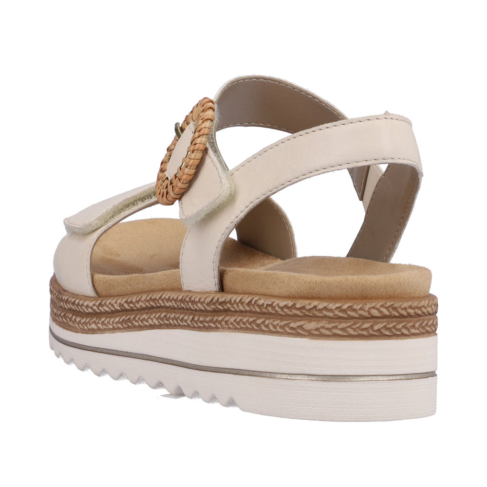 Remonte Women's Style D0Q52 Casual Sandal - Beige AyECmhSb