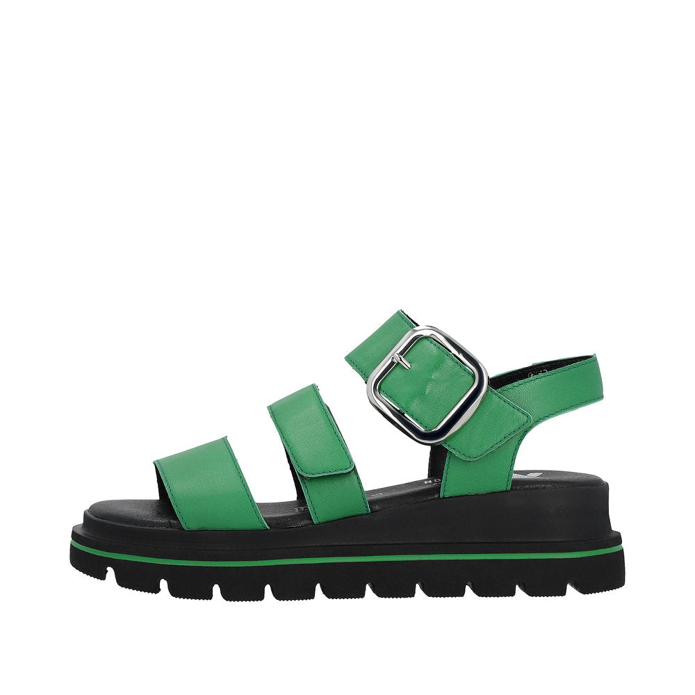 Rieker Evolution Women's Style W1650 Casual Sandal - Green yX6eTSYV
