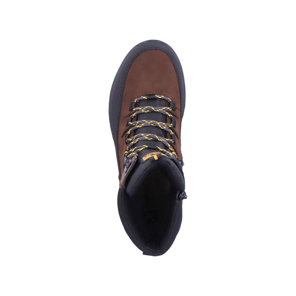 Rieker Evolution Synthetic Leather Men's U0171 Ankle Boots Fiber Grip - Brown cbZhdO7U