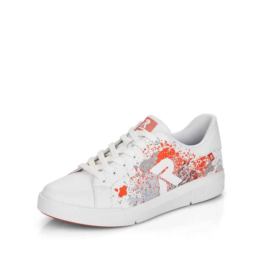 Rieker Evolution Women's Style 41901 Athletic Lace-Up - White Combination