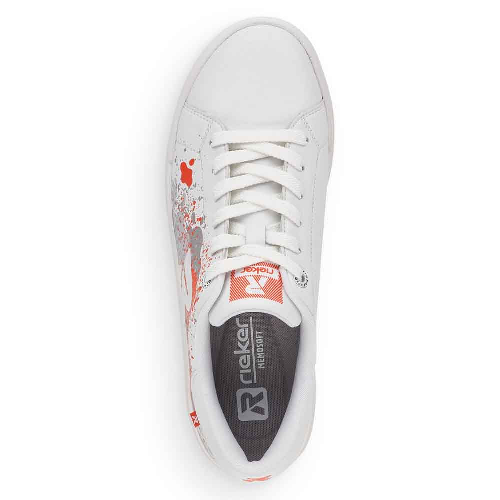 Rieker Evolution Women's Style 41901 Athletic Lace-Up - White Combination zAaWFPXF