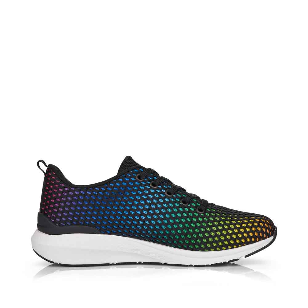 Rieker Evolution Women's Style 40101 Athletic Lace-Up - Black Combination KaYIdqUn