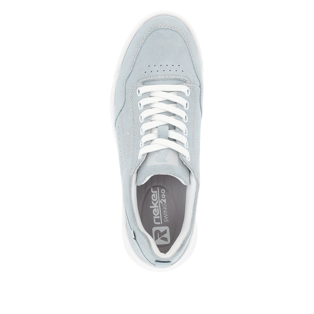 Rieker Evolution Women's Style W1101 Athletic Lace-Up - Blue Hf6rdEya