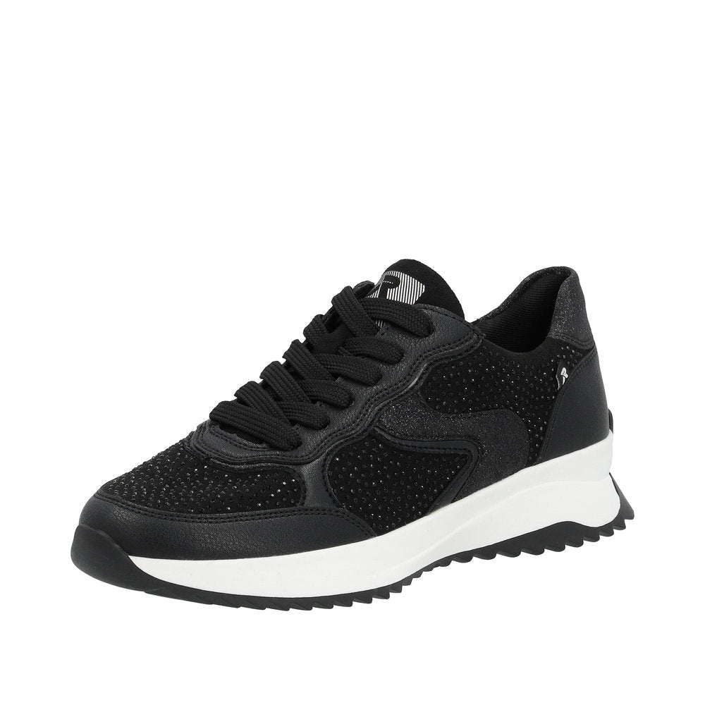 Rieker Evolution Women's Style W1304 Athletic Lace-Up - Black