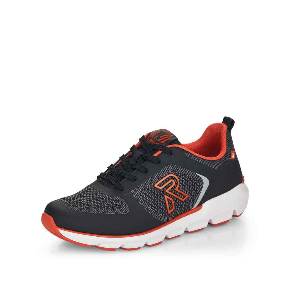 Rieker Evolution Women's Style 40402 Athletic Lace-Up - Black Combination