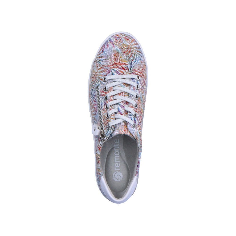 Remonte Women's Style D5800 Casual Lace-Up With Zip - Multi IQLERATT