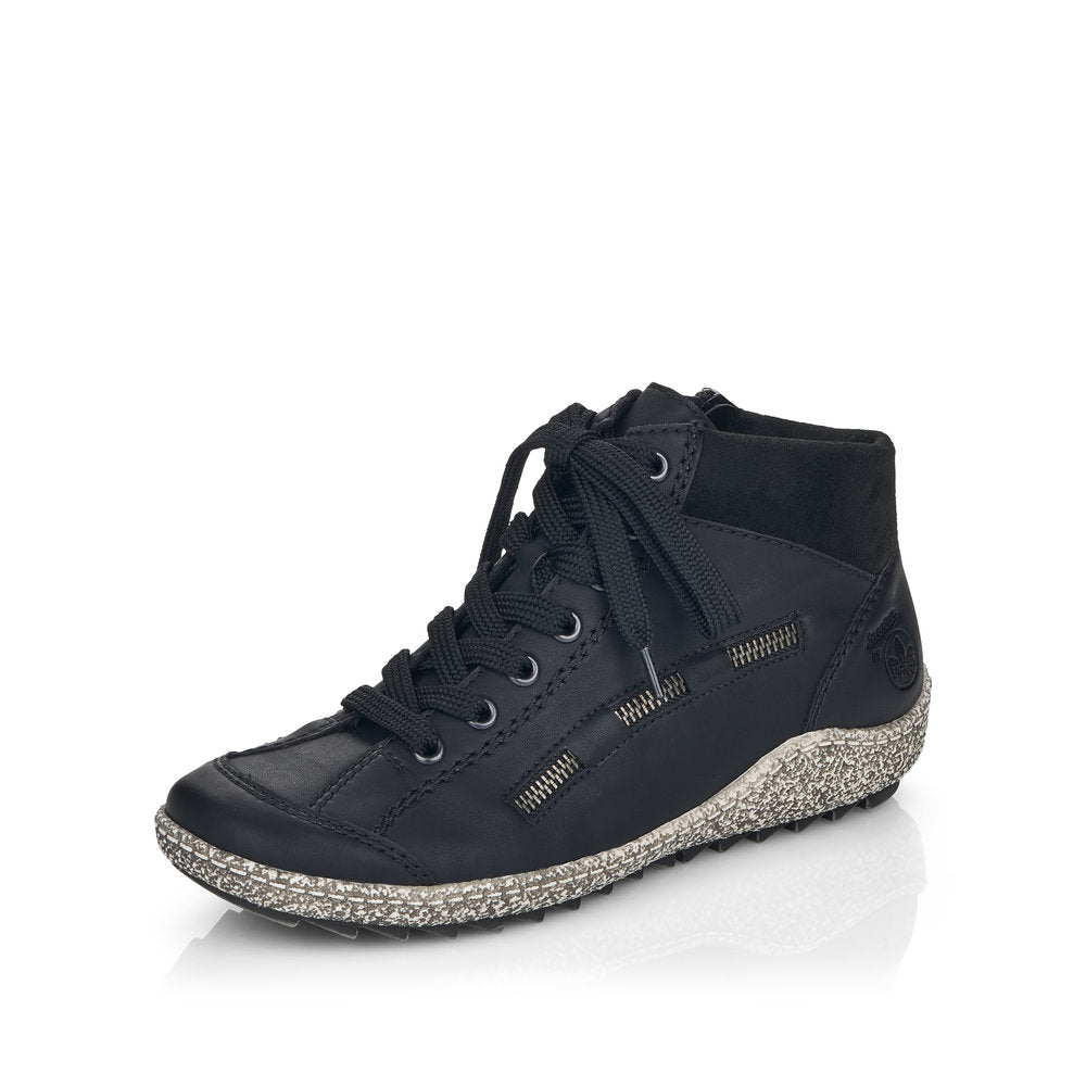 Rieker Synthetic Material Women's Short L7543 Ankle Boots - Black