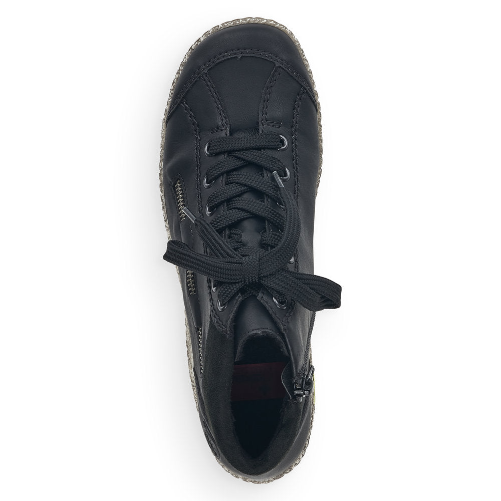 Rieker Synthetic Material Women's Short L7543 Ankle Boots - Black 9iWkaISU