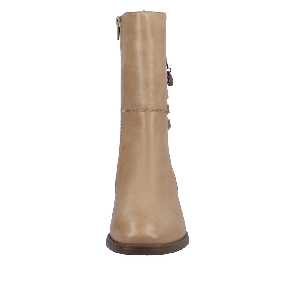 Remonte Leather Women's Mid Height D0V71 Mid-Height Boots - Brown 2z3Ewx29