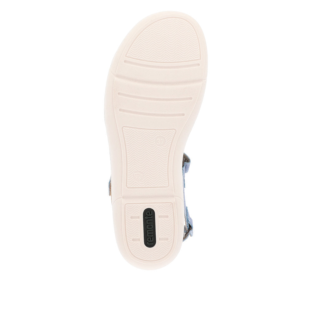 Remonte Women's Style R6850 Casual Sandal - Blue Kmmz5faj