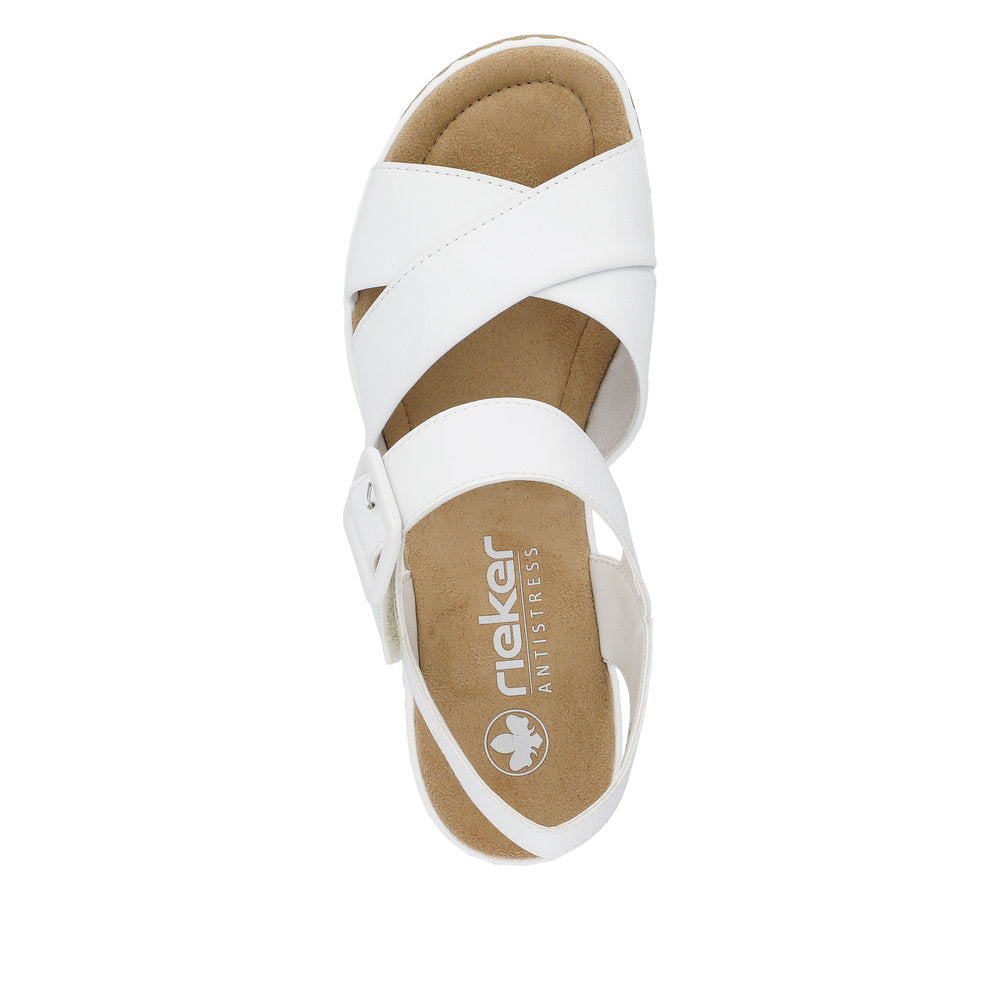 Rieker Women's Style 67463 Dress Sandal - White qLxqQ2nB
