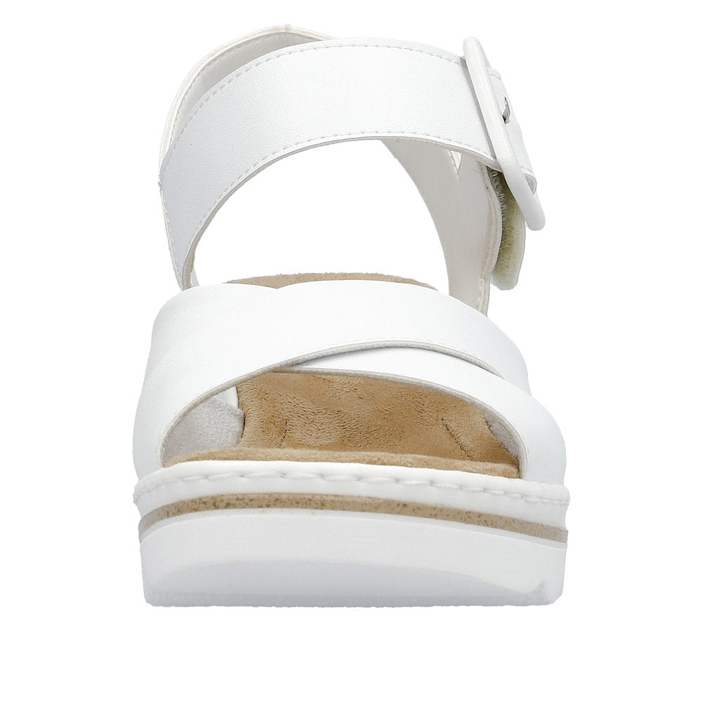 Rieker Women's Style 67463 Dress Sandal - White qLxqQ2nB
