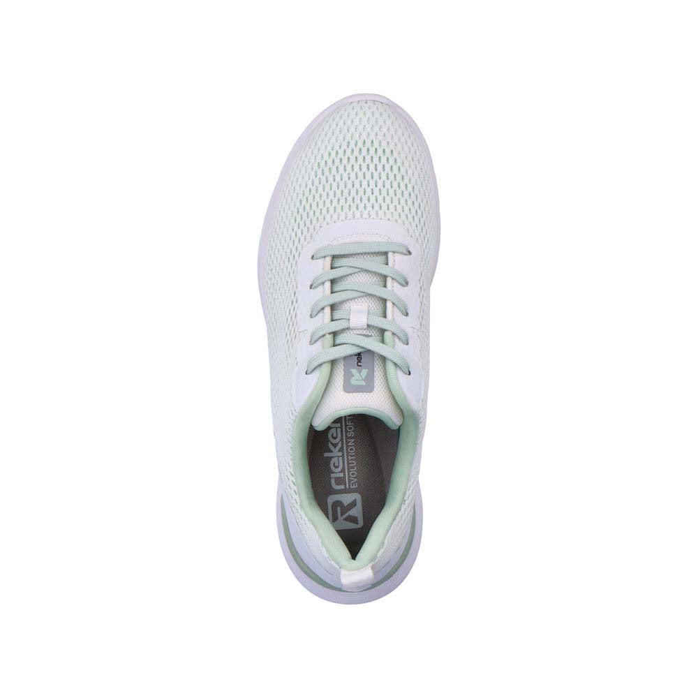 Rieker Evolution Women's Style W0401 Athletic Lace-Up - White yuPPwgpK